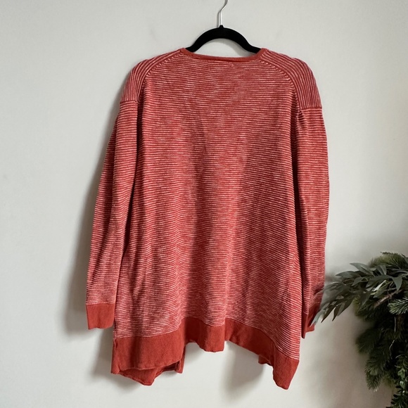 Madewell Summer Ryder Stripe Cardigan in Rusty Torch - Picture 4 of 7